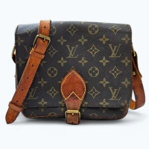 Louis Vuitton | Cartouchiere PM Monogram Messenger Bag | Vintage 80s | Womens